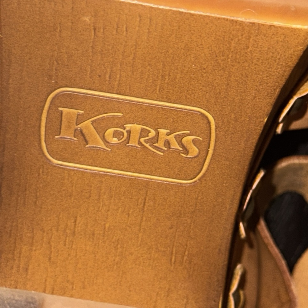 Korks Boho Floral Clog Heels in Willow Size 8‎ - Picture 8 of 9